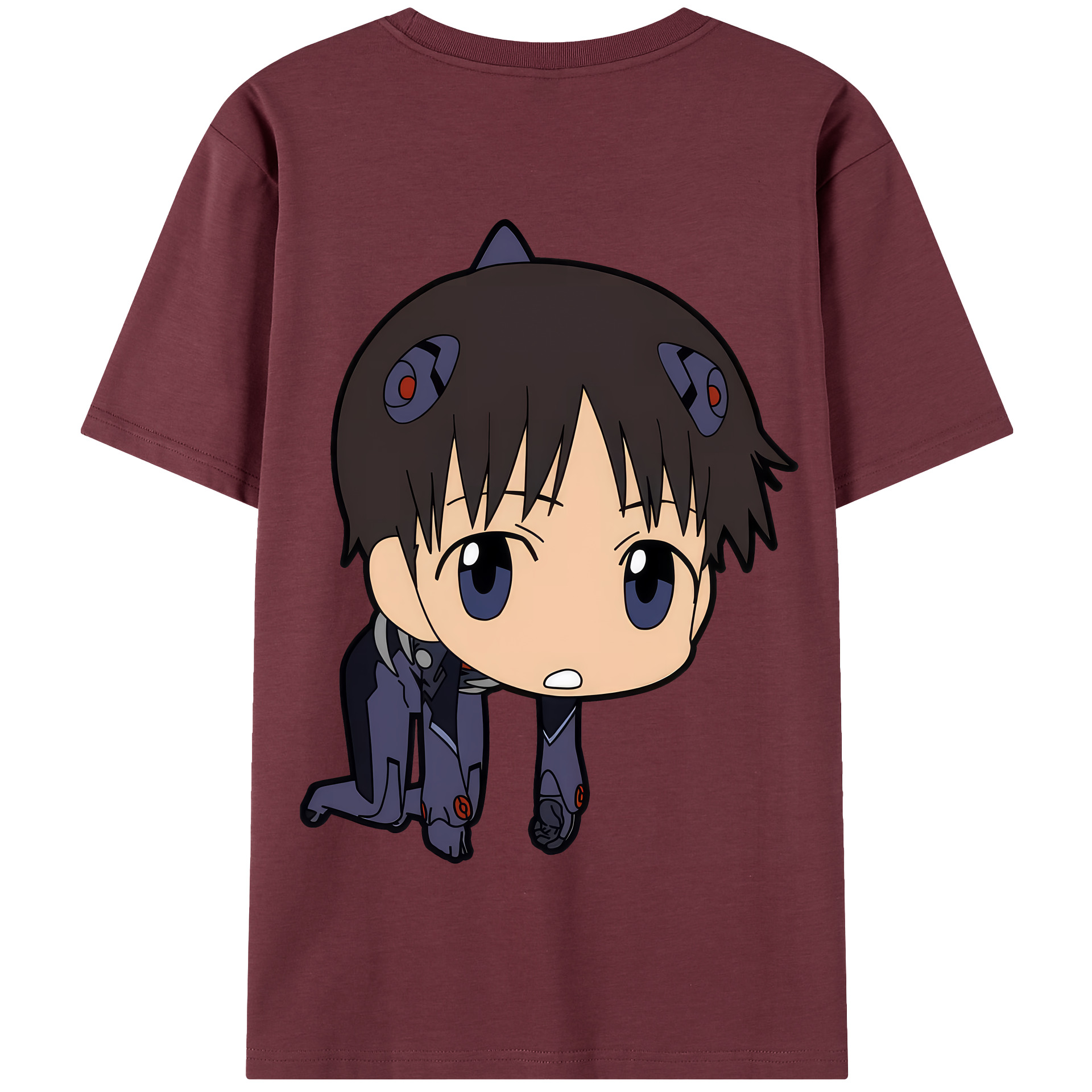 （画像用） EVA 新世紀エヴァンゲリオン 綿100％半袖Tシャツ（背面プリント）